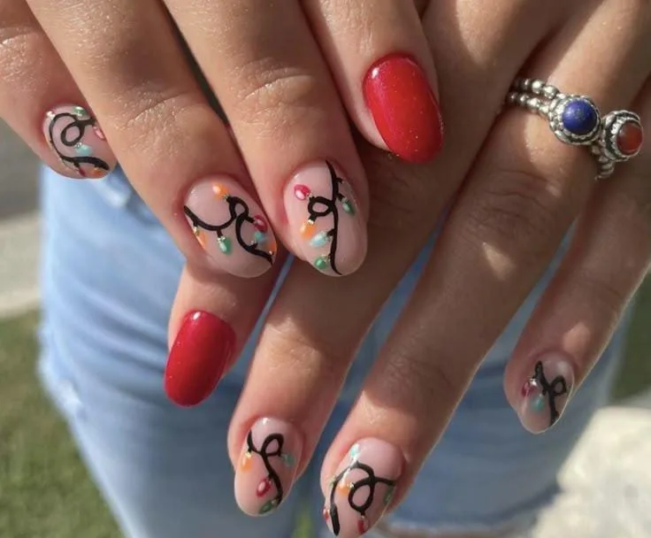 christmas lights nail designs 034 5e29adb582