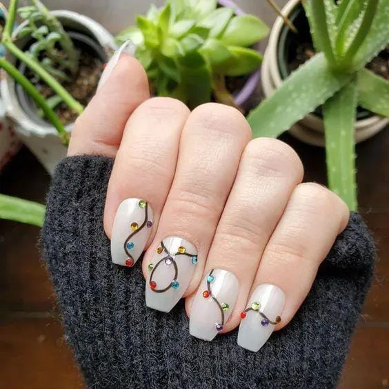christmas lights nail designs 037 1825ff7c49
