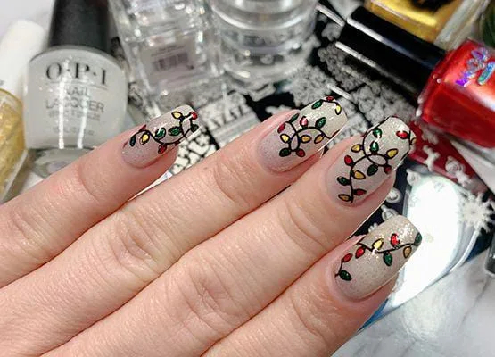 christmas lights nail designs 039 82fb5d29c5