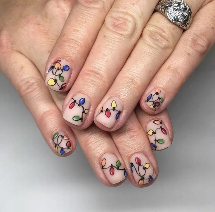 christmas lights nail designs 044 14305f254d