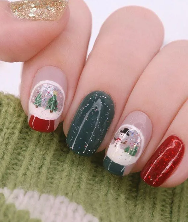 christmas nail designs 100 8678193218