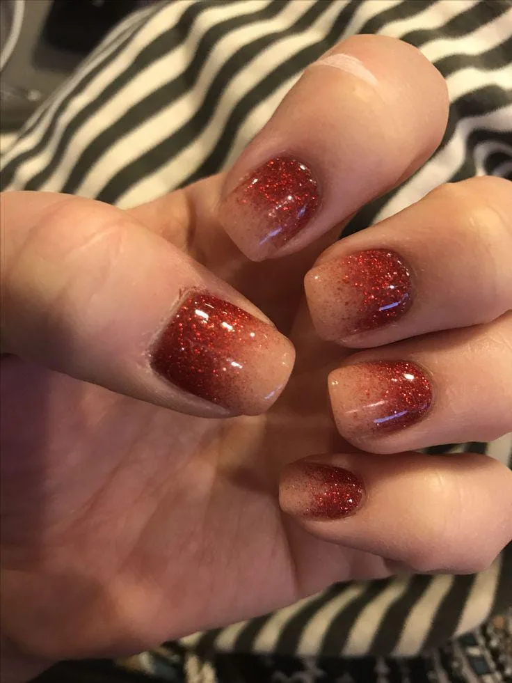christmas ombre nails 017 7be383a126