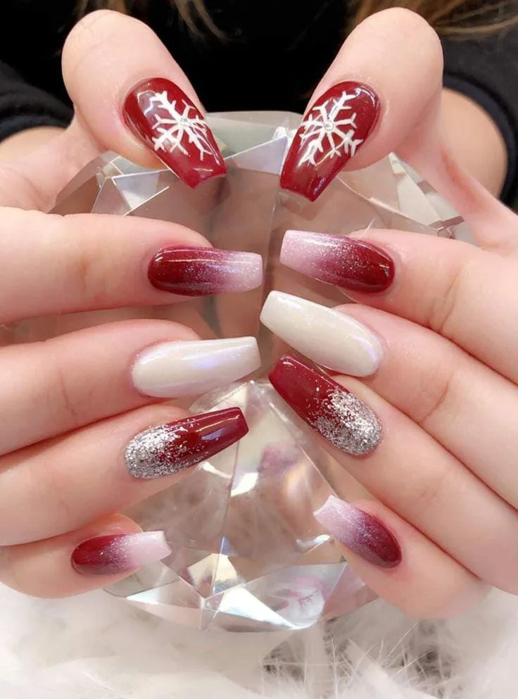 christmas ombre nails 019 97fc9e4e7b