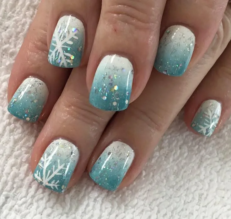 christmas ombre nails 020 802d0179e4