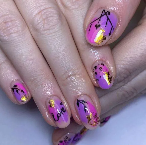 christmas ombre nails 025 d7b877e4e8