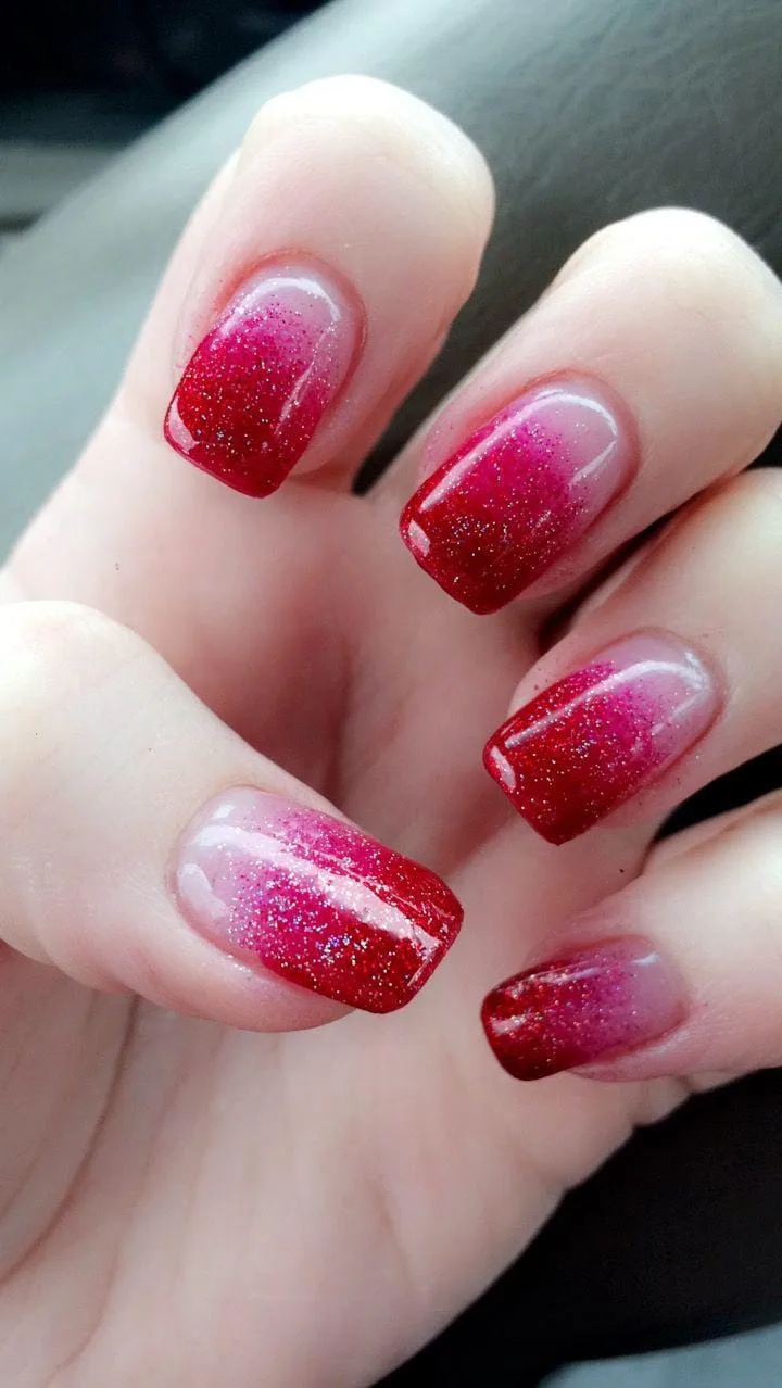 christmas ombre nails 027 b653ea7125