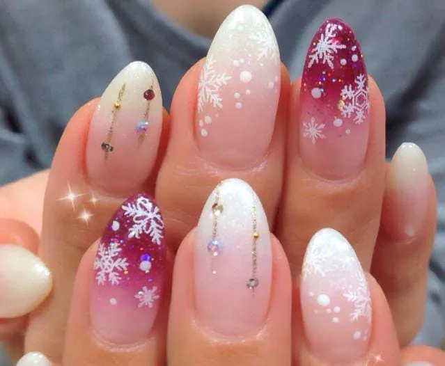christmas ombre nails 032 7474c24e94