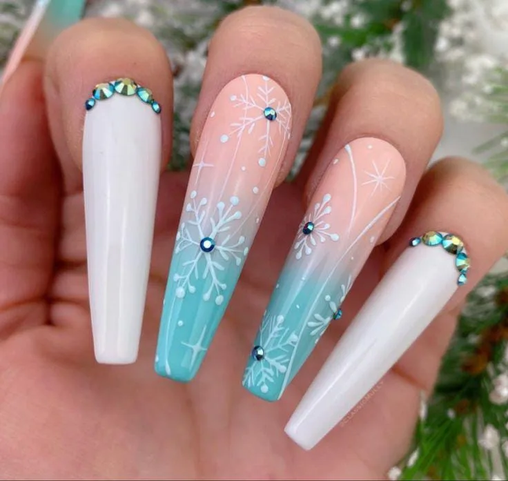 christmas ombre nails 041 de803cf443