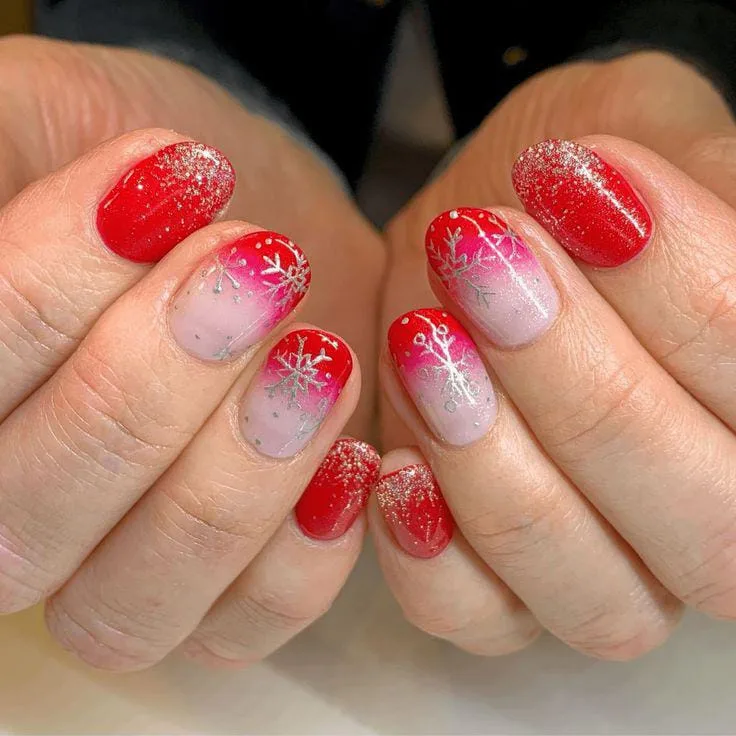 christmas ombre nails 048 f0037fdb86