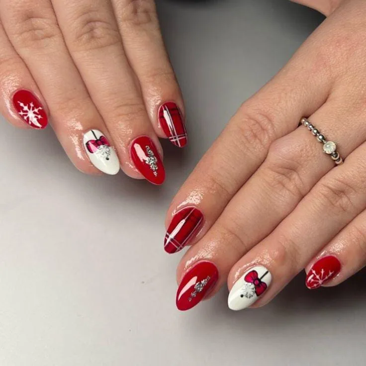 christmas plaid nails 003 24801688a4