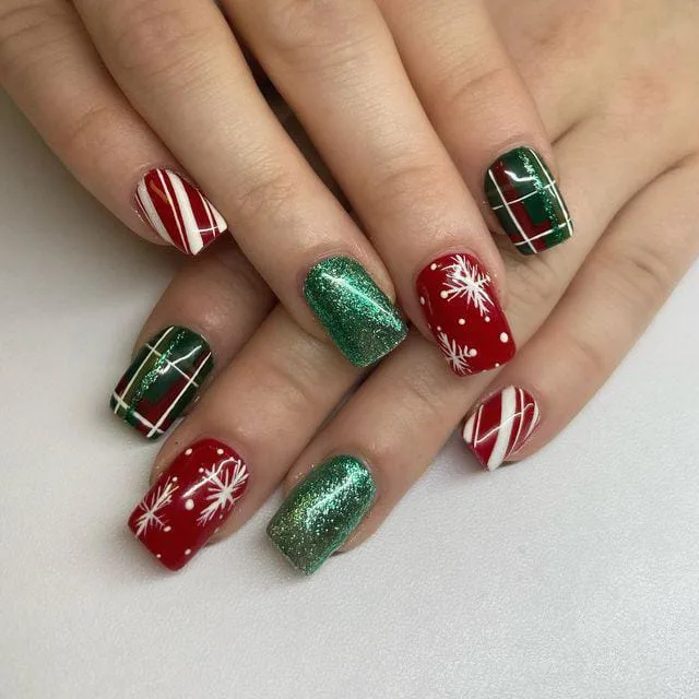 christmas plaid nails 006 04f07cf4d0