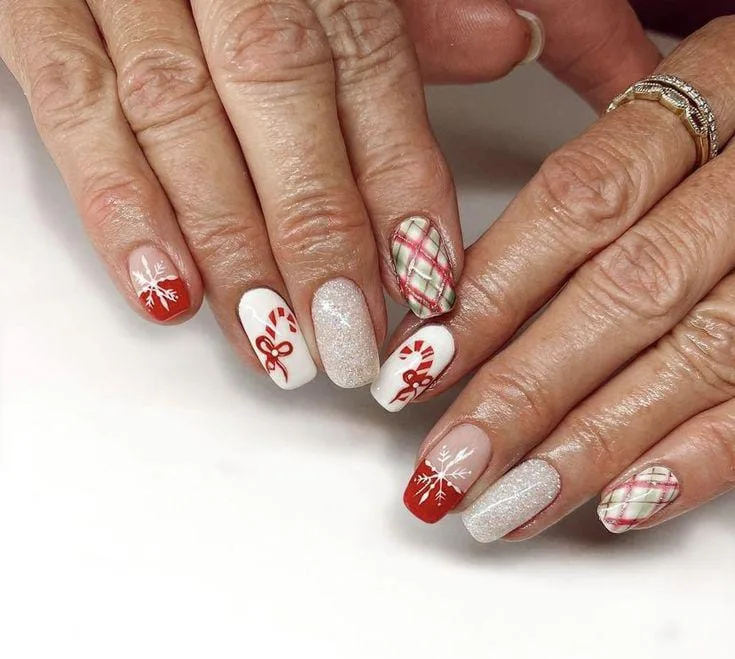 christmas plaid nails 007 6aa3ac35b7