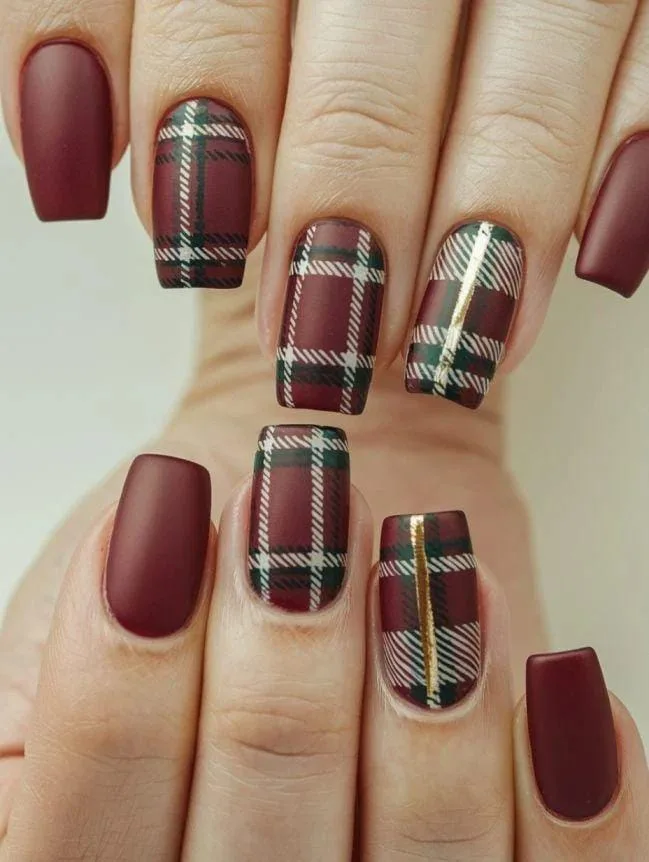 christmas plaid nails 023 2f0abed3ca