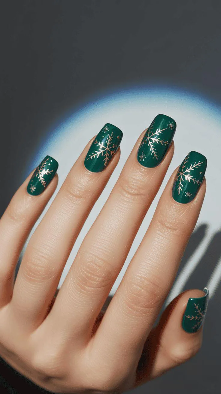 christmas snowflake nails 007 8dee1d62dc