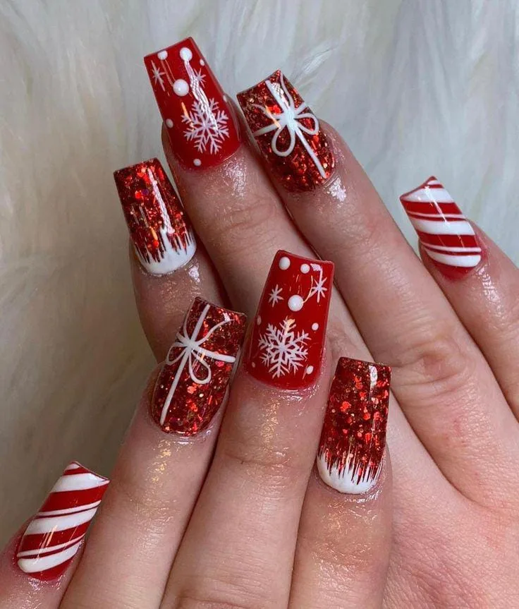 christmas snowflake nails 020 cd44f798e3