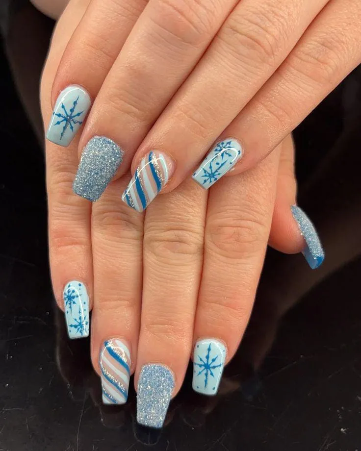 christmas snowflake nails 028 6e24203513
