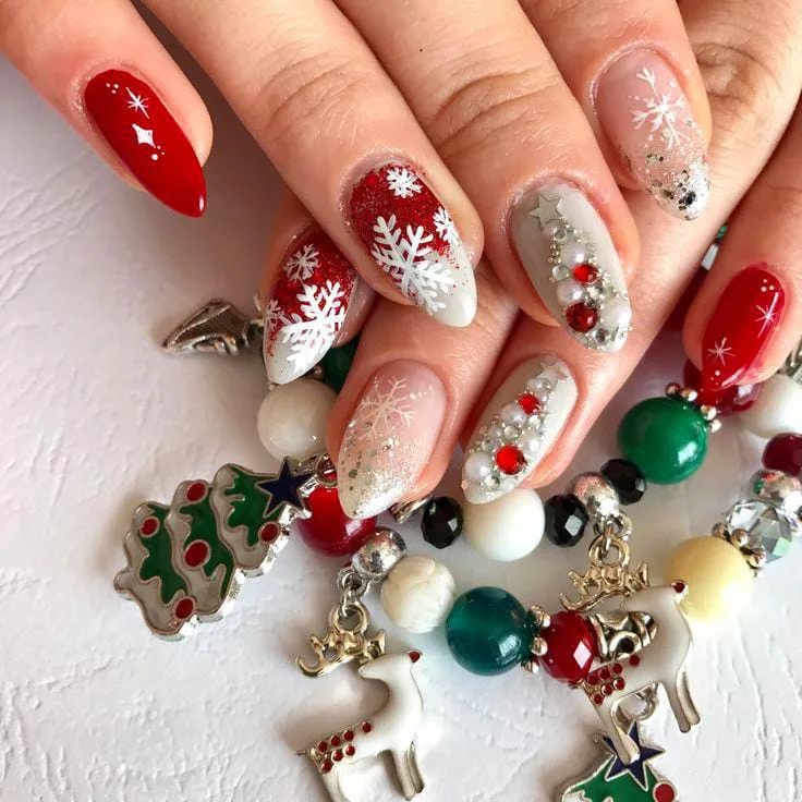 christmas snowflake nails 035 9f684532d9