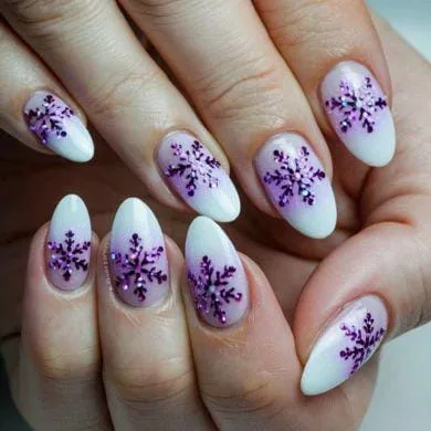 christmas snowflake nails 036 9eecf8f725