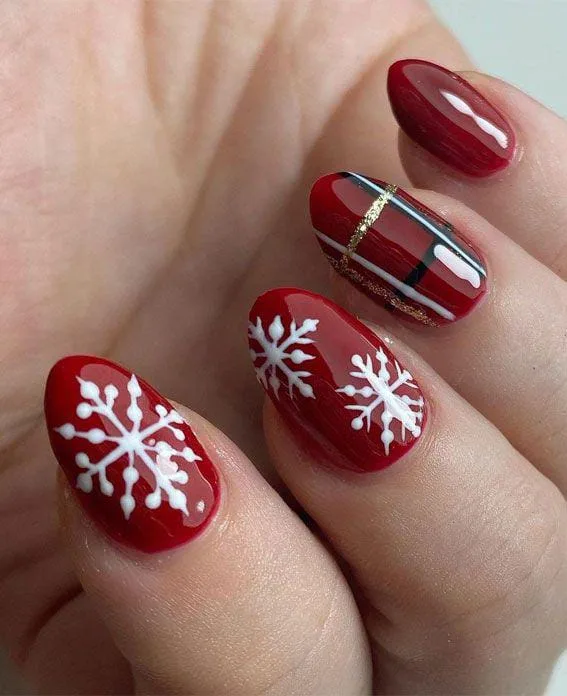 christmas snowflake nails 038 dda4ddcede