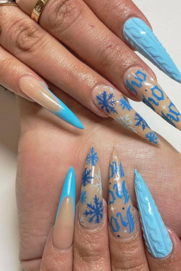 christmas stiletto nails 007 c2b25c7f81