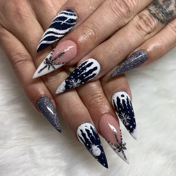 christmas stiletto nails 013 e0906be591