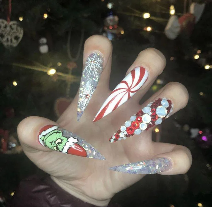 christmas stiletto nails 023 cfe29d3920