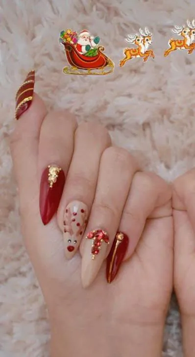christmas stiletto nails 035 e37b9dd080