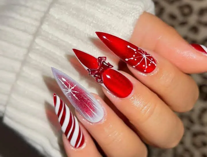 christmas stiletto nails 037 adb265a2e3