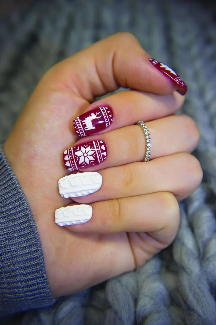 christmas sweater nails 016 645e12a897