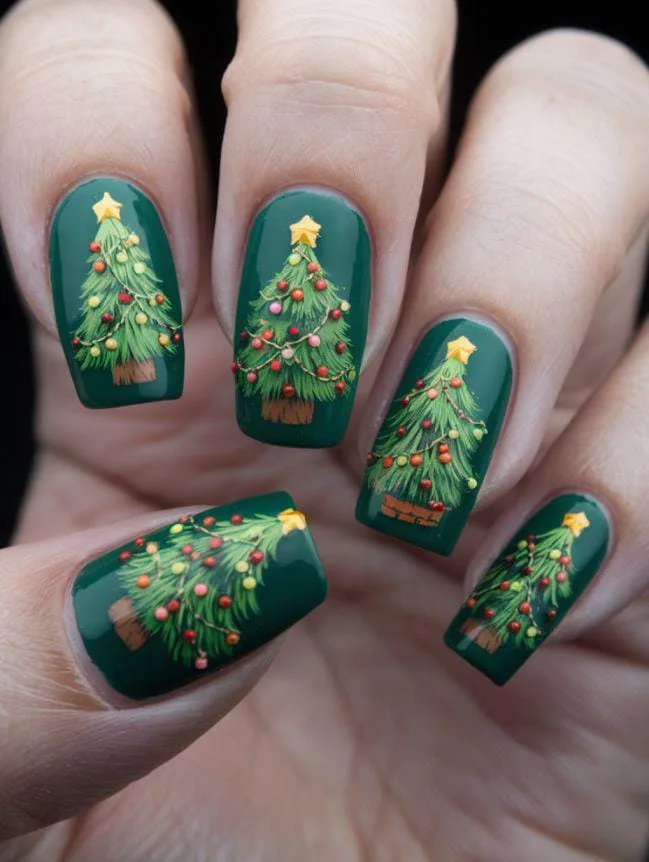 christmas tree nail designs 005 0998507dff