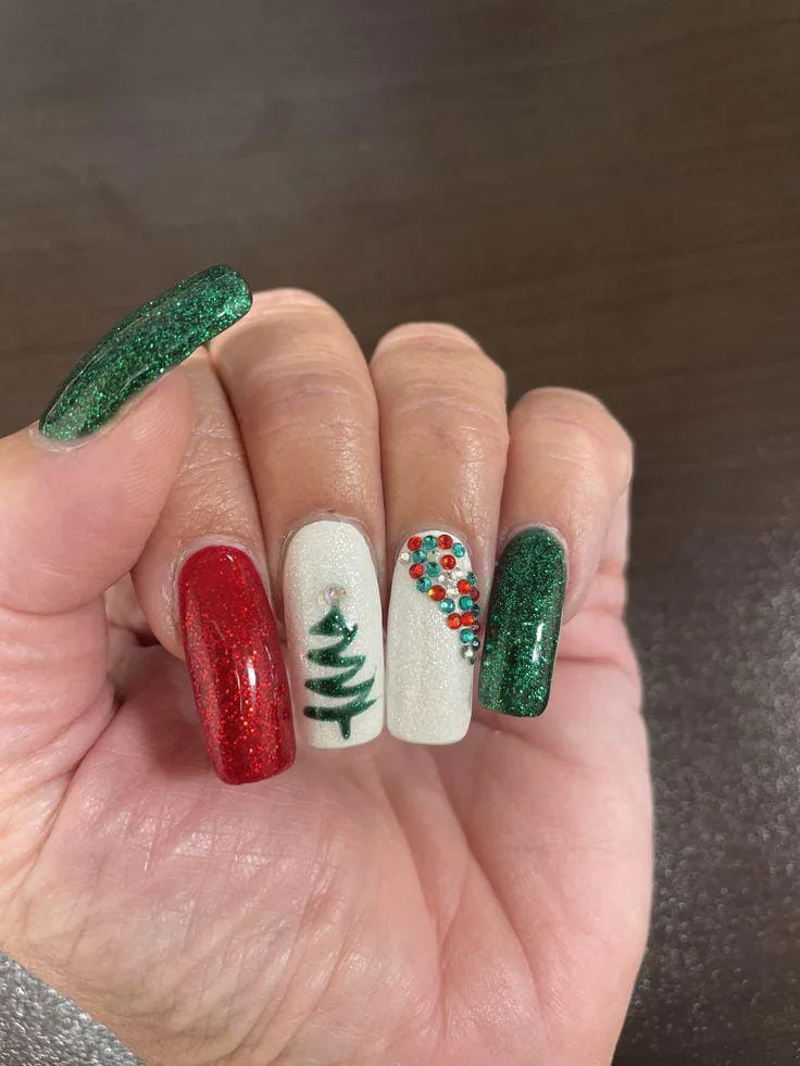christmas tree nail designs 010 085f9fefd0