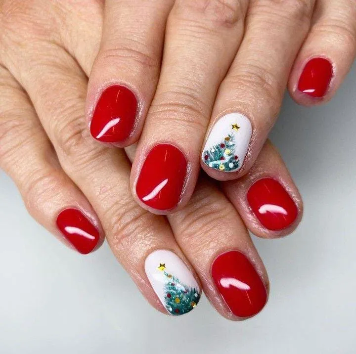 christmas tree nail designs 014 729a927b48