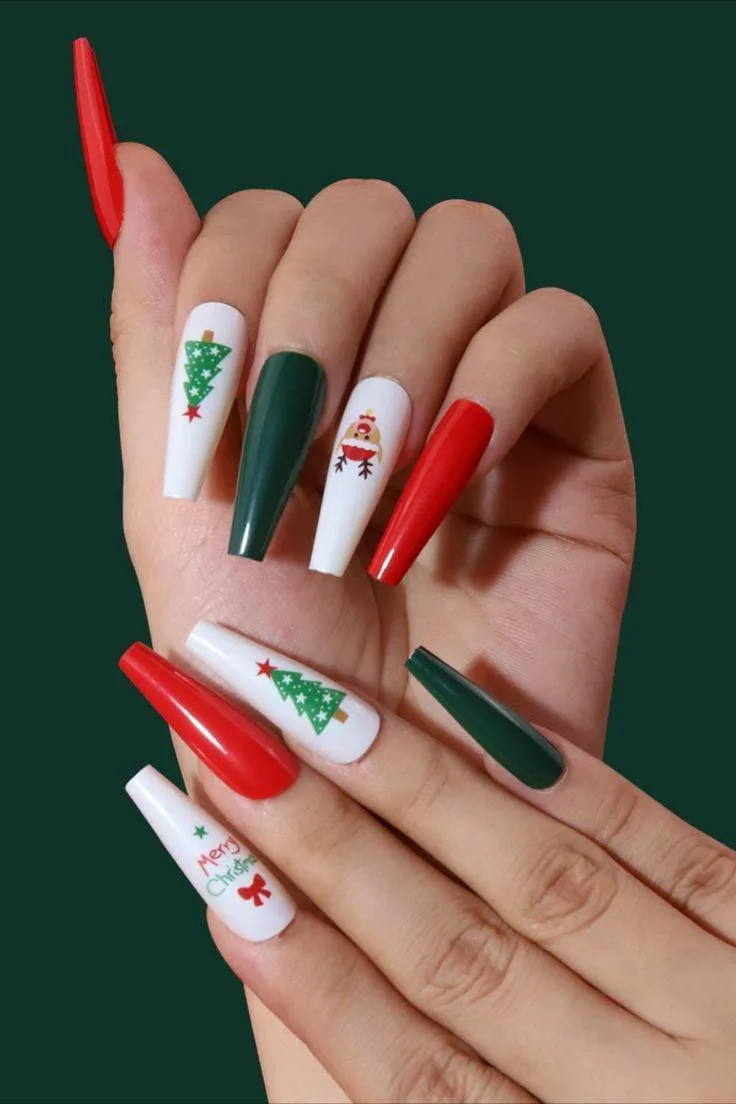 christmas tree nail designs 019 663dba6df2