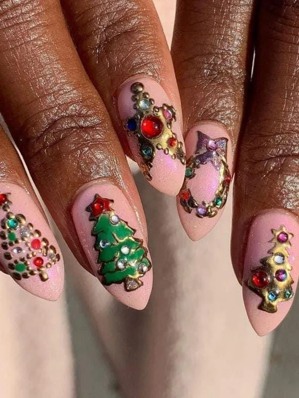christmas tree nail designs 023 809f504332