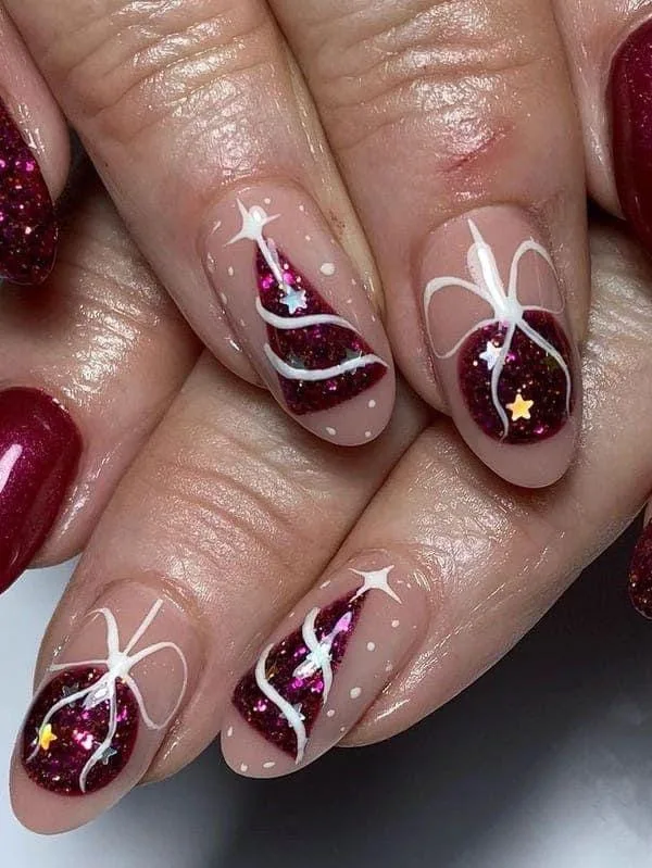christmas tree nail designs 043 535c249d7f