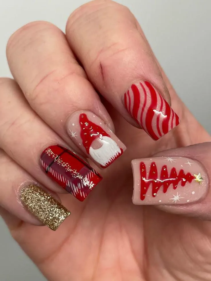 christmas tree nail designs 050 c5b5f2a0f0