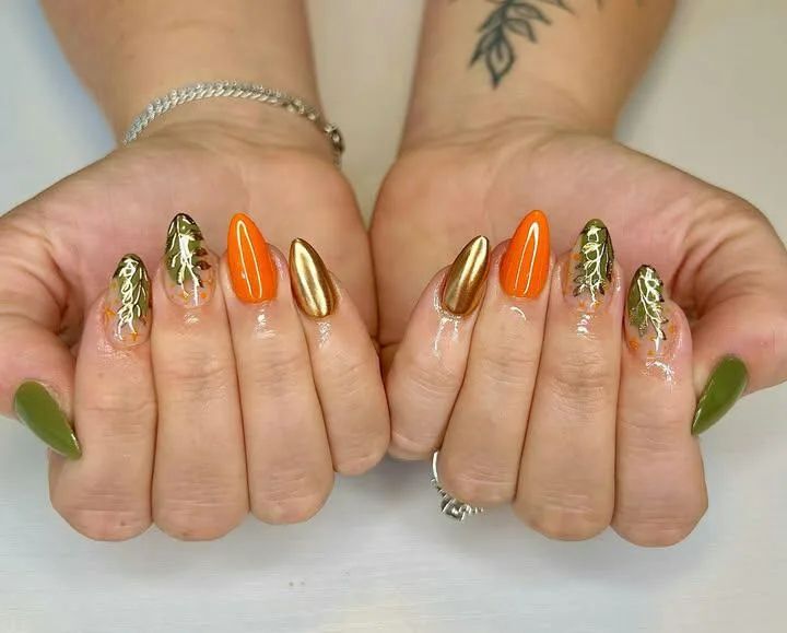 chrome fall nails 005 70c395b007