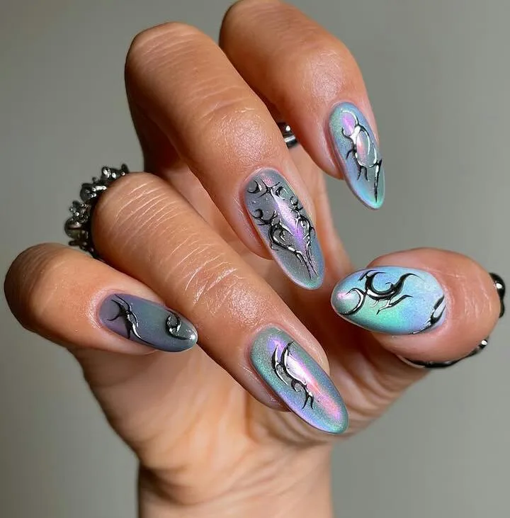 chrome fall nails 007 8062f759fa