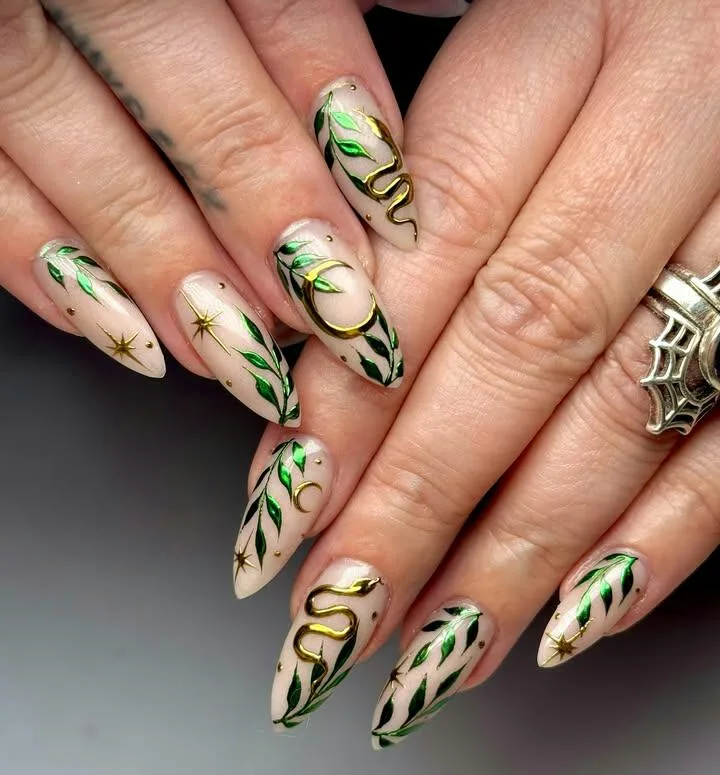 chrome fall nails 024 92c8798812