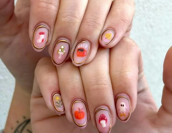 chrome fall nails 033 b397860d96