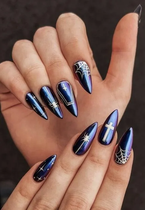 chrome halloween nails 009 98257a8e37