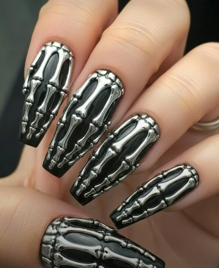 chrome halloween nails 012 aa4278677a