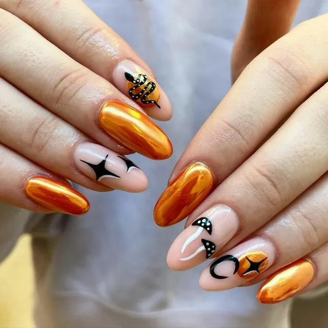 chrome halloween nails 019 7be043ea1d