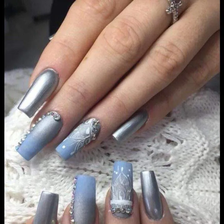 chrome winter nails 045 e8f460bd93