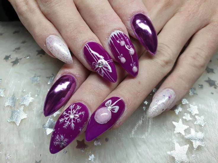 classy christmas nails 038 78076534f9