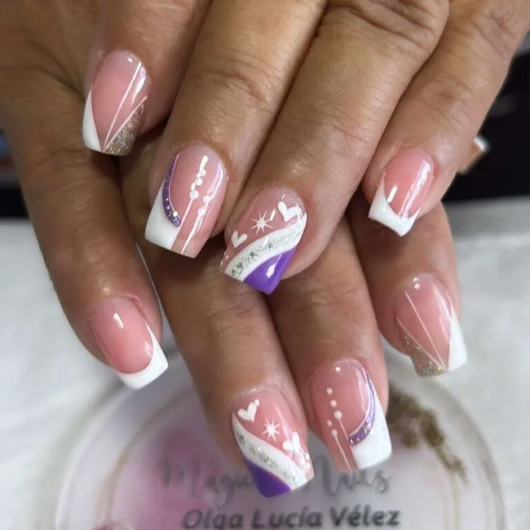 classy french tip nail designs perfect f 028 e2734b1e0e