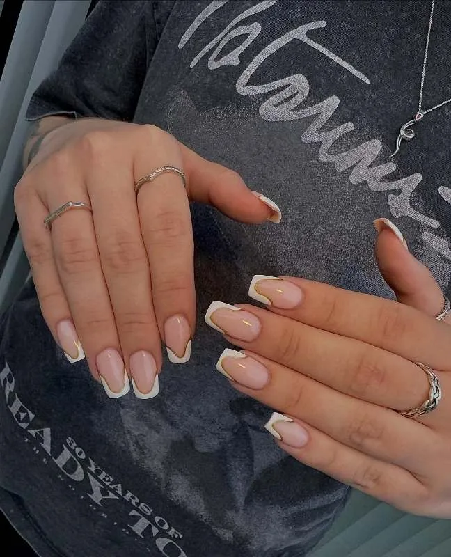 classy french tip nail designs perfect f 035 cd7dd52b58