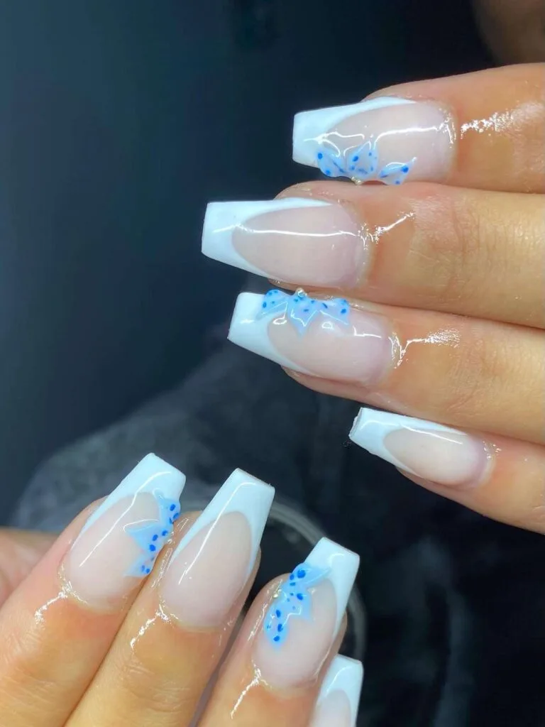classy french tip nail designs perfect f 045 f7531c0df7