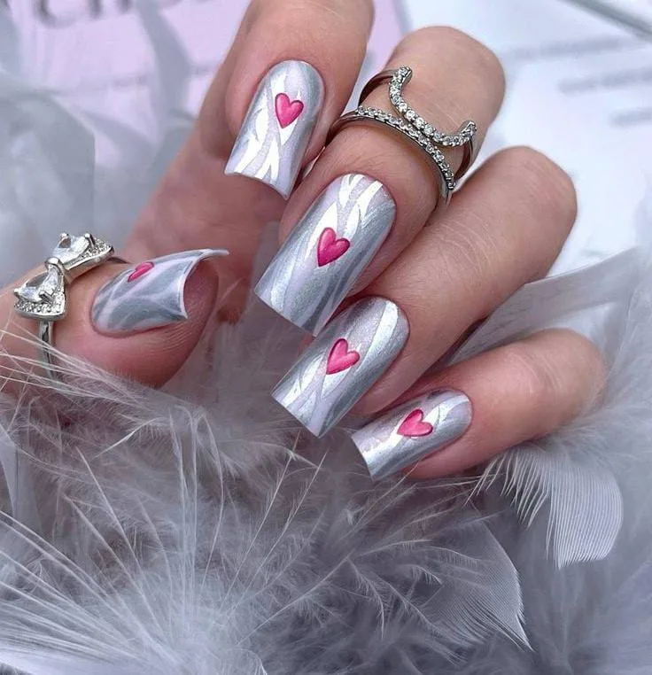 classy valentines nails 035 b835ec63b4