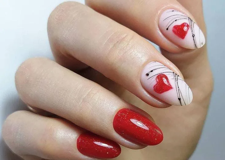 classy valentines nails 049 e2713164ed